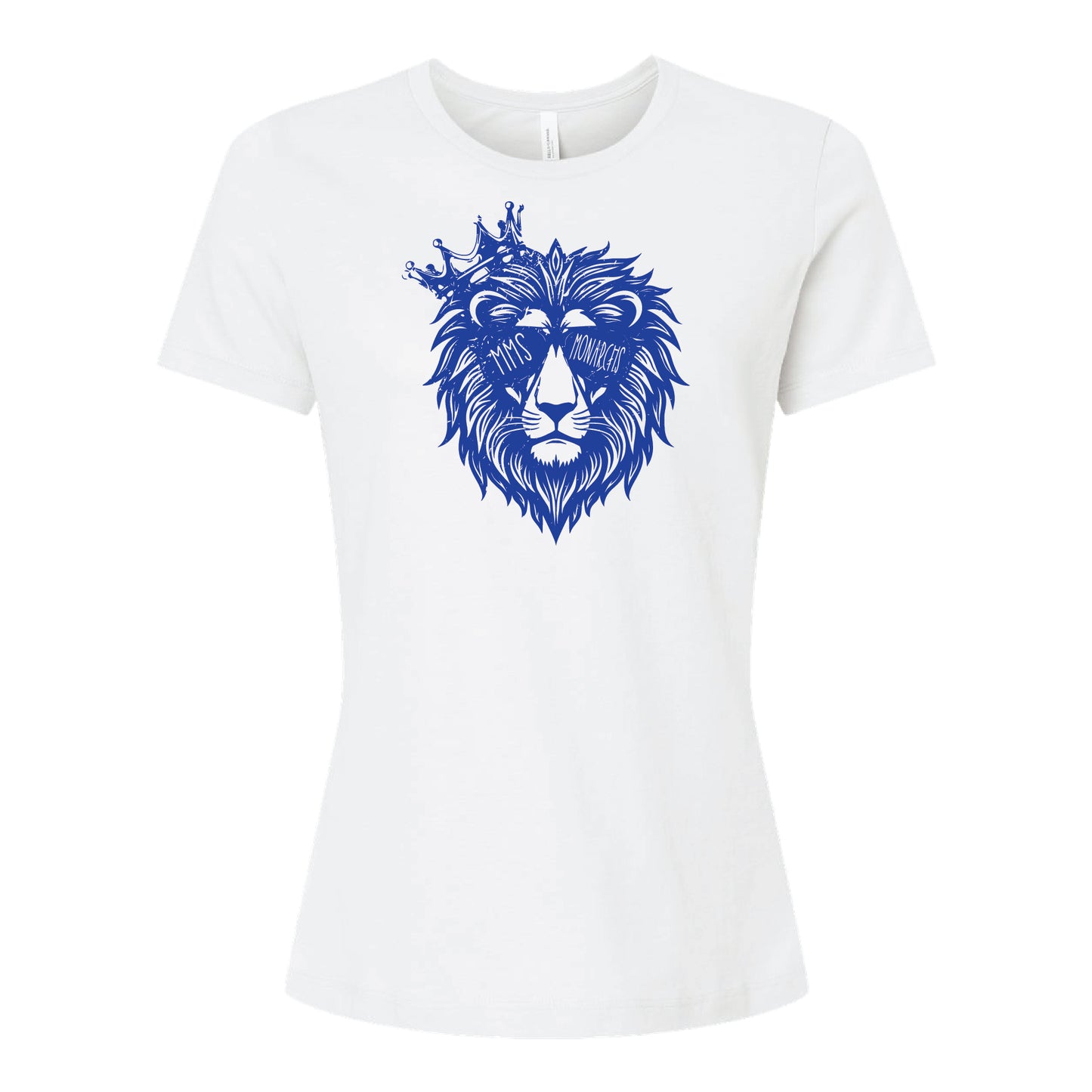 MERIDIAN Lion Women's T-Shirt [Adult Sizes up to 4x]  - White